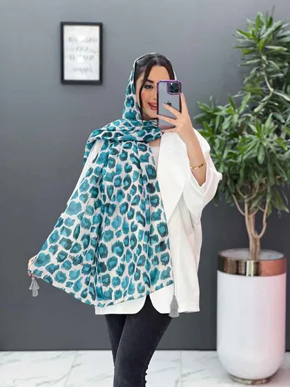 شال آبرنگی کله غازی
