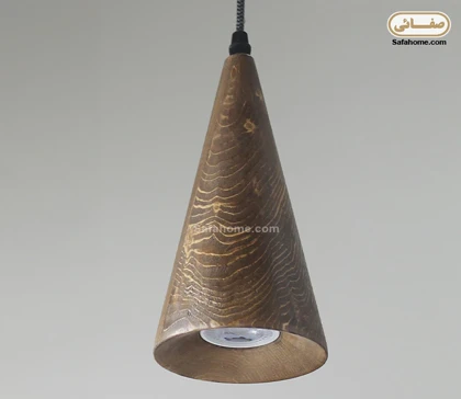 چراغ آویز چوبی انگاره طرح سرنا
