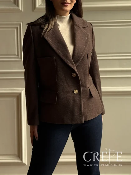 کت کوک دوزی جیب‌دار