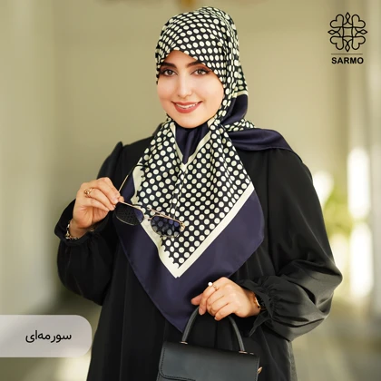 روسری ابریشم کجراه سها