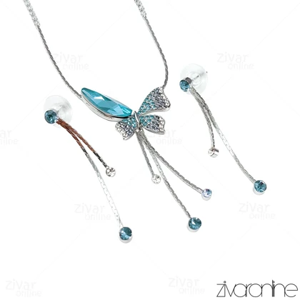 نیم ست پروانه سواروسکی 10269