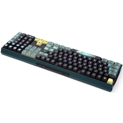 کیبورد مکانیکی گیمینگ بی سیم سه حالته شارژی پوکمون چری MX3.0S