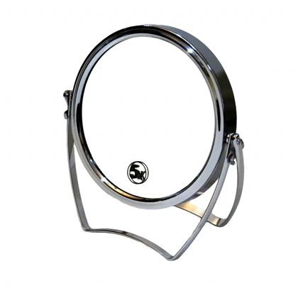 آینه آرایشی رومیزی کوچک کد J01 با بزرگنمایی 5x