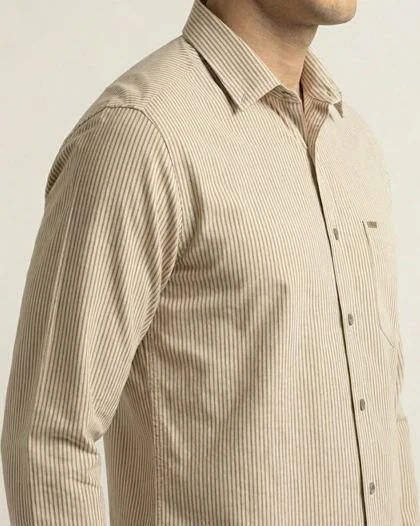 پیراهن مردانه آستین بلند نخ پنبه 617