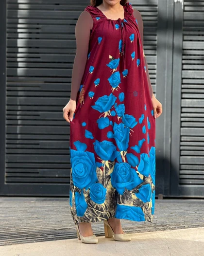 سارافون نخی حاشیه‌دار 6876