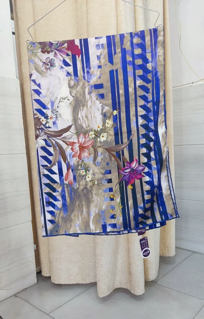 روسری زنانه مجلسی ساتن