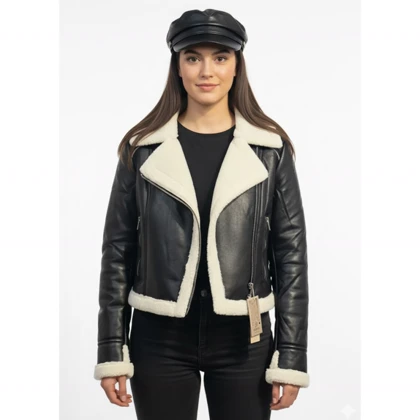 کاپشن بوفالو دخترانه زیپ کج