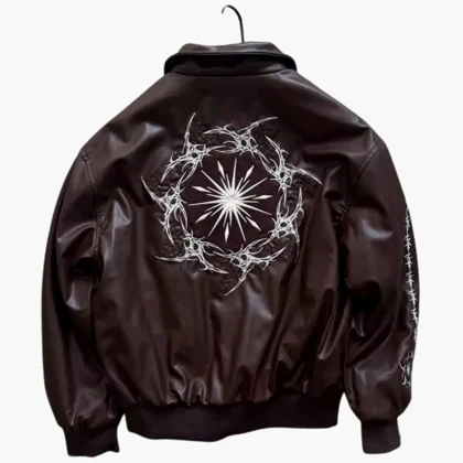 جکت مدل Sun برند رترو رنگ قهوه ای 144