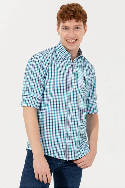 پیراهن مردانه سبز G081SZ004.000.1377170