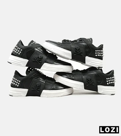 کفش اسنیکرزمشکی سفید PHILIPP PLEIN