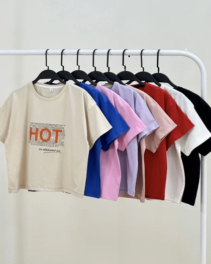 ست کراپ وشورتک چاپی