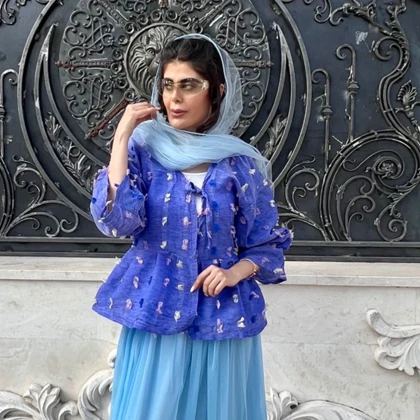 شومیز پفکی گل