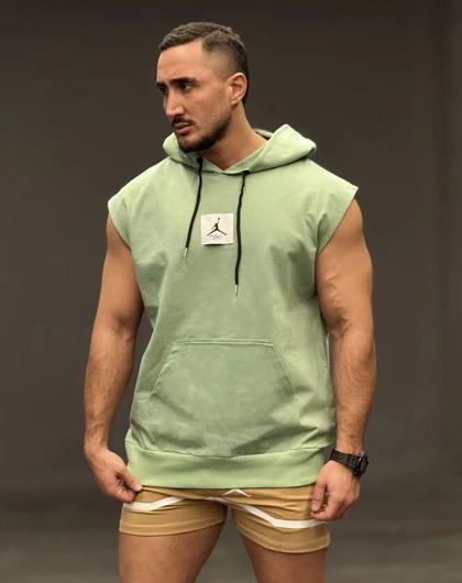 رکابی هودی کلاه دار جردن (Jordan) پارچه دورس گلکسی