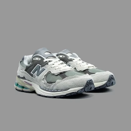 نیوبالانس 2002r پروتکشن پک طوسی روشن New Balance 2002r Protection Pack Rain Cloud