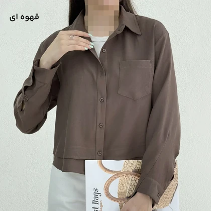 شومیز زنانه سیلک پایین دوبل | آی بولک