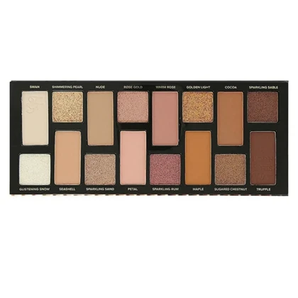 پالت سایه چشم پودری 16 رنگ توفیسد مدل Born This Way The Natural Nudes