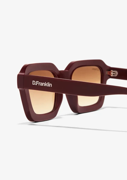 عینک آفتابی دی فرانکلین مدل D.franklin Pitch Burgundy / Gradient Brown