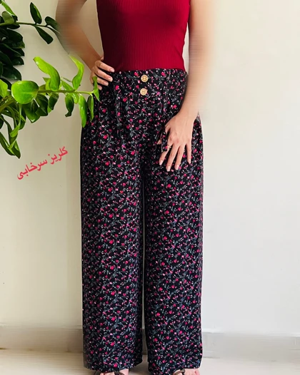 شلوار دامنی نخی
