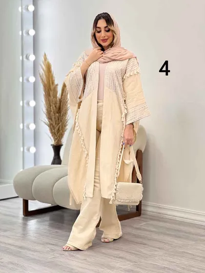 مانتو پانچ طرح دار