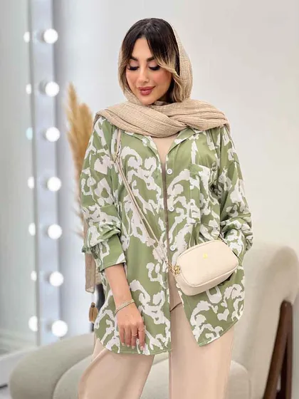 شومیز طرح دار آتیلا