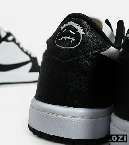 کفش کتانی مردانه سفید مشکی نایک NIKE travis scott