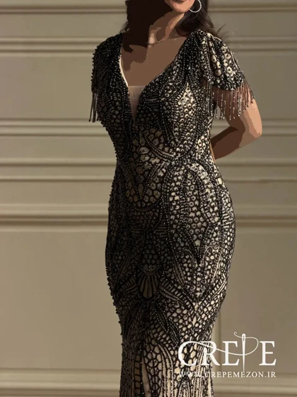 ماکسی سنگدوزی ریسه ای vip
