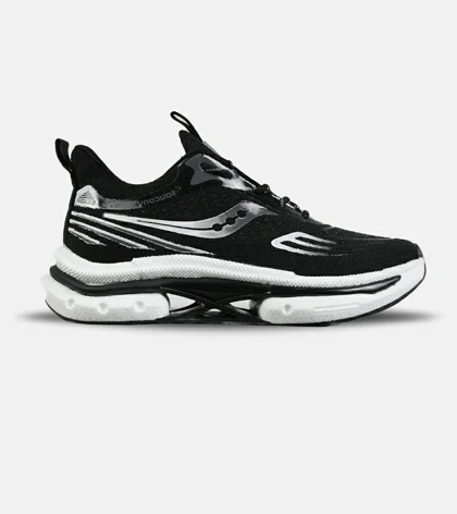 کفش کتانی مشکی سفید Saucony Axon 3