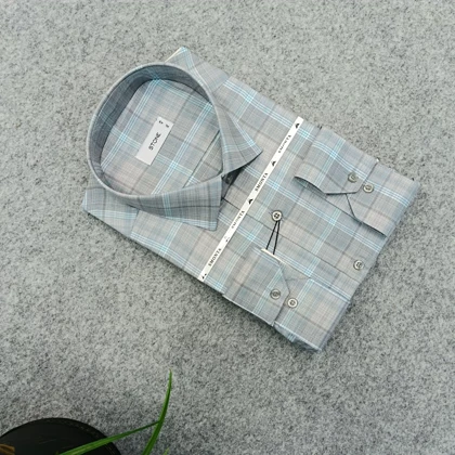 پیراهن طرحدار مردانه قواره ازاد ( قواره کلاسیک ) _ استین بلند