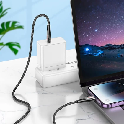 کابل تایپ سی به لایتنینگ هوکو HOCO مدل U133 توان 27 وات