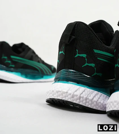 کفش کتانی ورزشی مشکی سبز مردانه PUMA