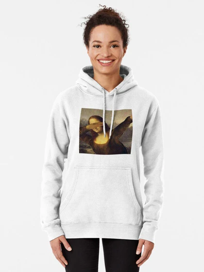 هودی طرح mona lisa DABBING! DAB!