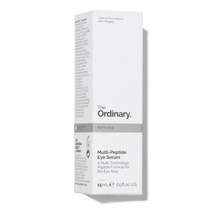 سرم جوانساز دور چشم اوردینری مدل Multi-Peptide حاوی پپتیدهای فعال و هیالورونیک اسید حجم 30 میلی‌لیتر