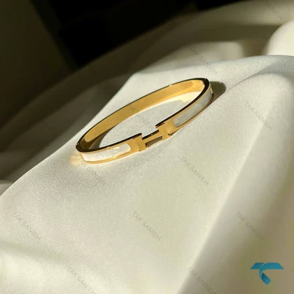 دستبند هرمس میناکاری ظریف Hermes-8487-L