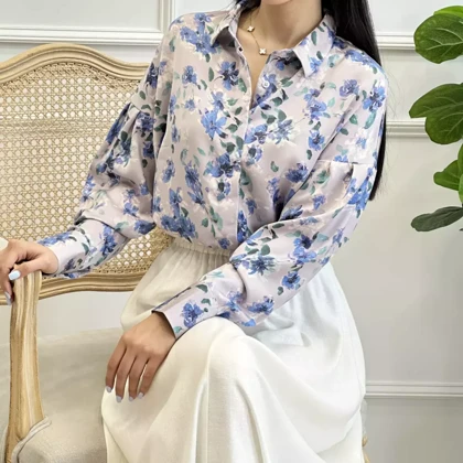 شومیز ساتن 1002643