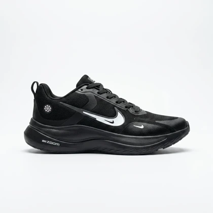 کفش اسپرت کتانی نایک زوم طرح برف تمام مشکی Nike Air Zoom snow کد 275522