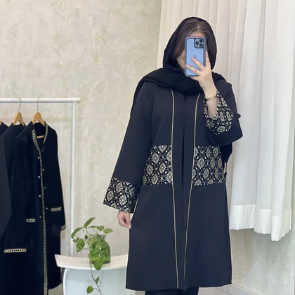 مانتو بلند زنانه عیدانه مدل ترلان
