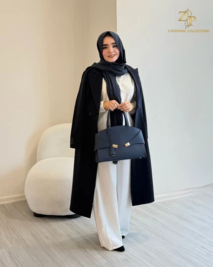 مانتو زنانه کرپ سلوان