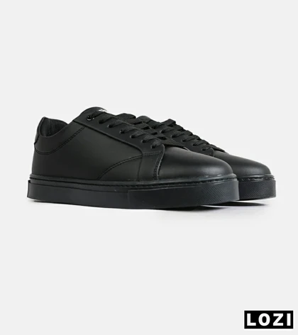 کفش کتانی کژوال بزرگ پا مشکی BERSHKA مدل 8346