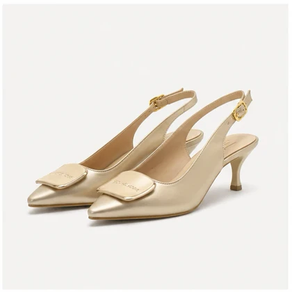 کفش مجلسی زنانه پاشنه‌دار 5 سانت مدل 400921 _ sandal valentino