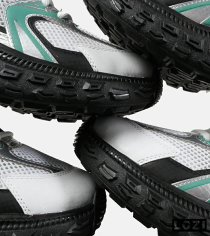 کفش کتانی مردانه و زنانه سفید سبز مشکی NEW BALANCE 530 V02 مدل 7100