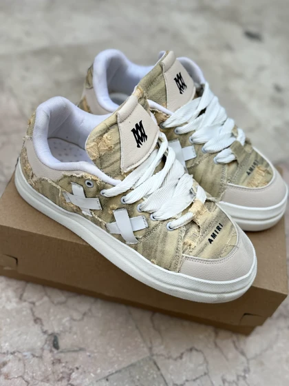 کتانی مردانه امیری جین کرم