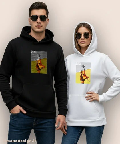 هودی مردانه و زنانه طرح شیطان کش شخصیت زنیتسو کد 896