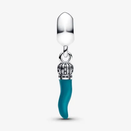 چارم آویز شاخ شانس نقره برند پاندورا