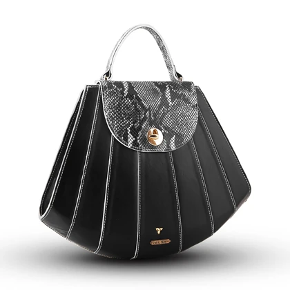 ست کیف و کفش زنانه چرم یلسان مدل آتریسا کد 916-ROZ-RTL