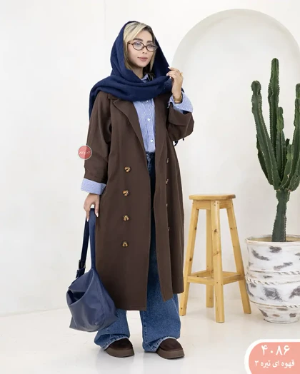 مانتو بلند ساینا 4086