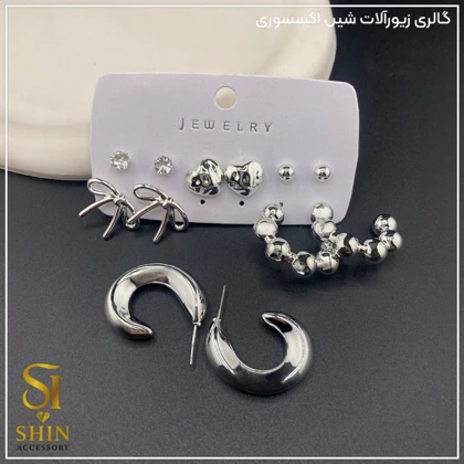 پک گوشواره شش تایی کدpgsh41