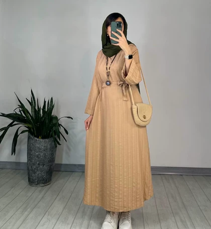 پیراهن مانتویی راحیل