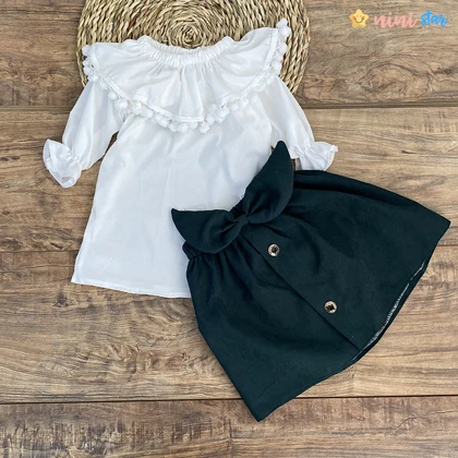 شومیز دامن دخترانه بوگاتی (1 تا 5 سال)