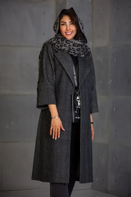 پالتو جناقی بلند یقه E