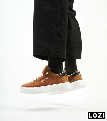 کفش اسنیکرزمردانه قهوه ای OFF-White